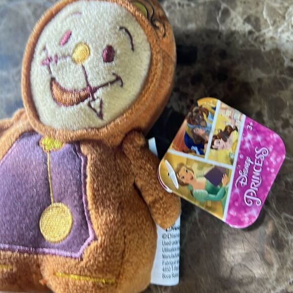 Disney Just Play Cogsworth Clock Plush Stuffed Toy Beauty and the Beast Small 5" - Picture 3 of 5